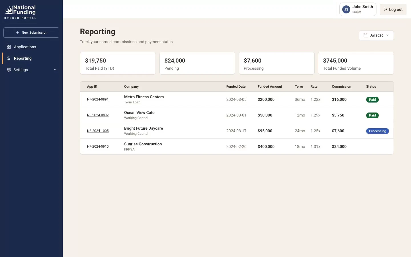 NF Broker Portal — Product Management · Fintech