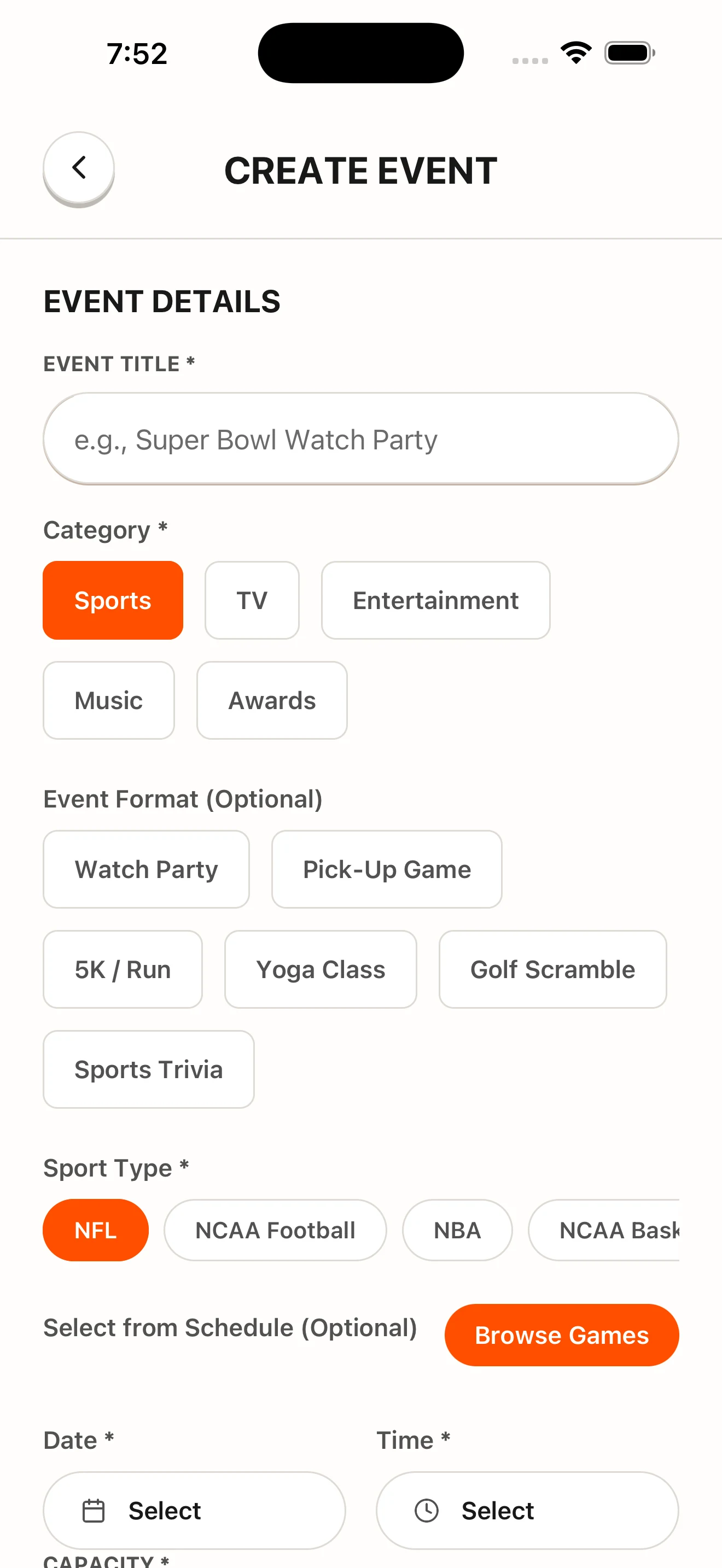 Junto App — app screen 6