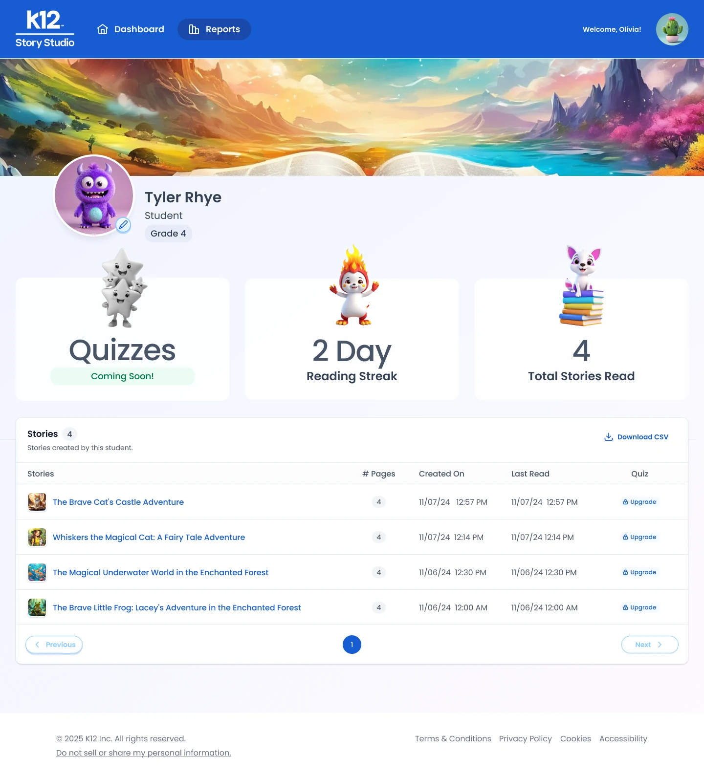 K12 Story Studio — Product · EdTech